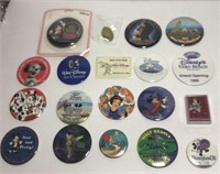 Large Collection of 19 Disney Pins