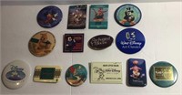 Collection of 14 Disney Pins