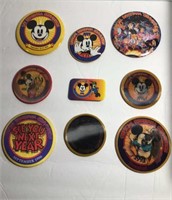 Collection of 9 Disneyana Convention Pins