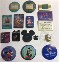 Collection of 16 Disney Pins