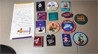 Collection of 15 Disney Pins