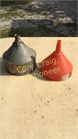 Galvanized and Plastic Funnels