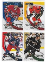 Lot of 4 2008-09 Captains Calling Inserts