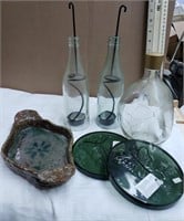 Bottle/Glass Butterflies/ Candle Holders/Dish
