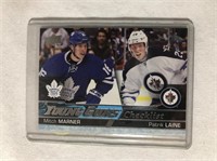 Matthews / Laine Young Guns Checklist Hockey Card