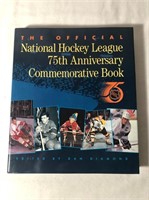 NHL 75th Ann. Commemorative Hardcover Book