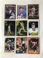 9 Randy Johnson Baseball Cards