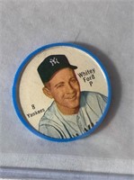 1962 Whitey Ford Shiriff Baseball Coin