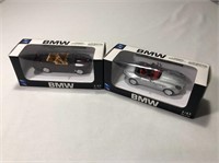 2 BMW 1:43rd Scale Diecast Cars