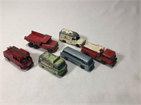 6 Vintage Lesney Diecast Cars