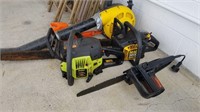 chain saws, hedge trimmer - condition unknown