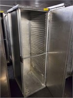 Enclosed Aluminum food tray cart