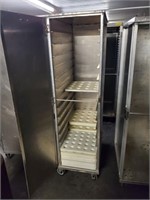 Enclosed Aluminum tray cart with Cup Cake Holders