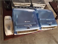 2 EnMotion Automatic Towel Dispensers and Soap