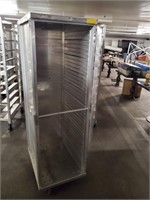 Aluminum food tray cart