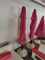 1 Pink Umbrella with Base
