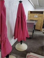 1 Pink Umbrella with Base
