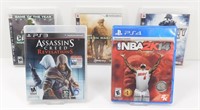 4 Playstation 3 Games and a PS4 Game