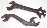 Two 14" Vintage Large Wrenches - Canton, Ill.