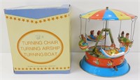 M.G.R.S. Merry-Go-Round Series Tin Toy in Box -