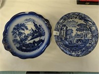 2 Blue & white bowls