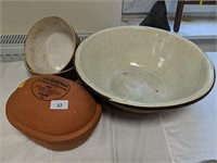 Collection of  vintage earthenware