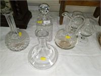 Decanters & glasses