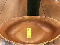 Crystal Cross, Large Roseville Pottery Bowl & Vase
