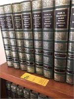 Complete Set of Encyclopedias w/Shelf