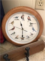 Bird Clock, Texas Chair, Spittoon & Hat Rack