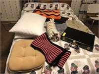 Linens, Pillows, Briefcase & Bedspread