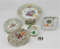 DRESDEN/HEREND CHINA LOT: