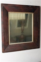original 19th century wall mirror, 23" high x
