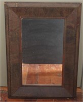 Wall mirror, mahogany veneer, small veneer
