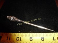 Antique Sterling Silver Lady's Hair Pin