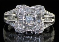 10kt Gold Brilliant Diamond Designer Ring