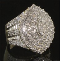 Marquise Cut Large 1.00 ct Diamond Cocktail Ring