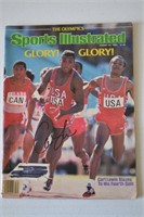 Signed Carl Lewis Sports Illustrated