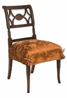 2-Pc Set Autumn Vine Bronze Damask Seat Covers