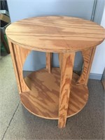 Handmade Unfinished Round Table