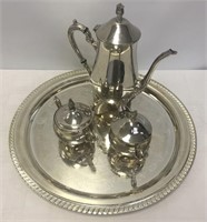 4 pc Silverplate Lot