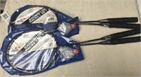 2 Sets of Badminton Racket Set