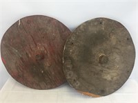 Vintage Wood Barrel Tops