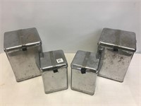 Kreamer Vintage Metal Cannister Set