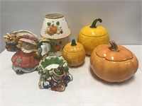Fall Scarecrow & Pumpkin Lot