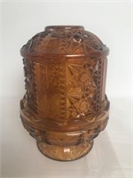 Amber Glass Fairy Lamp