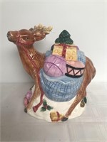 Reindeer Christmas Cookie Jar