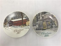 Pair of Smucker's of Strawberry Lane Plates