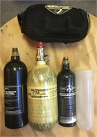 Paintball Airtanks and Storage Cannister