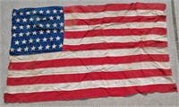 Antique Indian Territory American 46 Star Flag